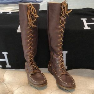 Speedy knee high boots